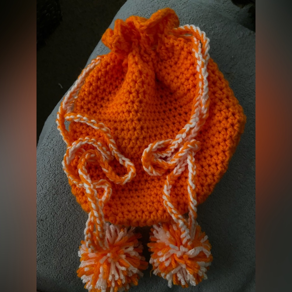 Handmade Crochet Hobo Backpack bags
